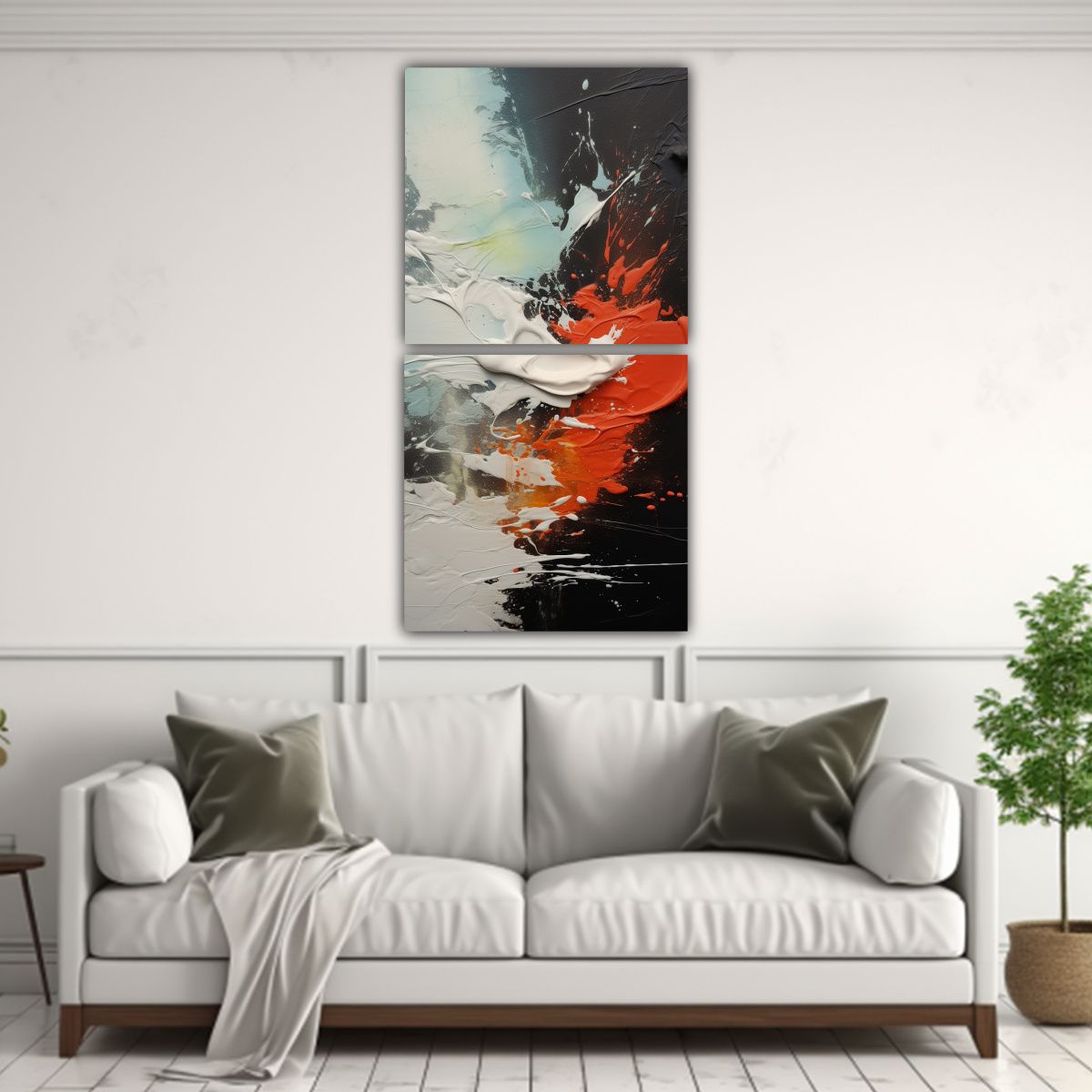 GENERICO - Pinturas Decorativas Canvas Inspiracion Detalle 80x160 Cm