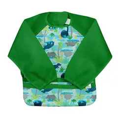 GREEN SPROUTS - Babero Impermeable Dinos