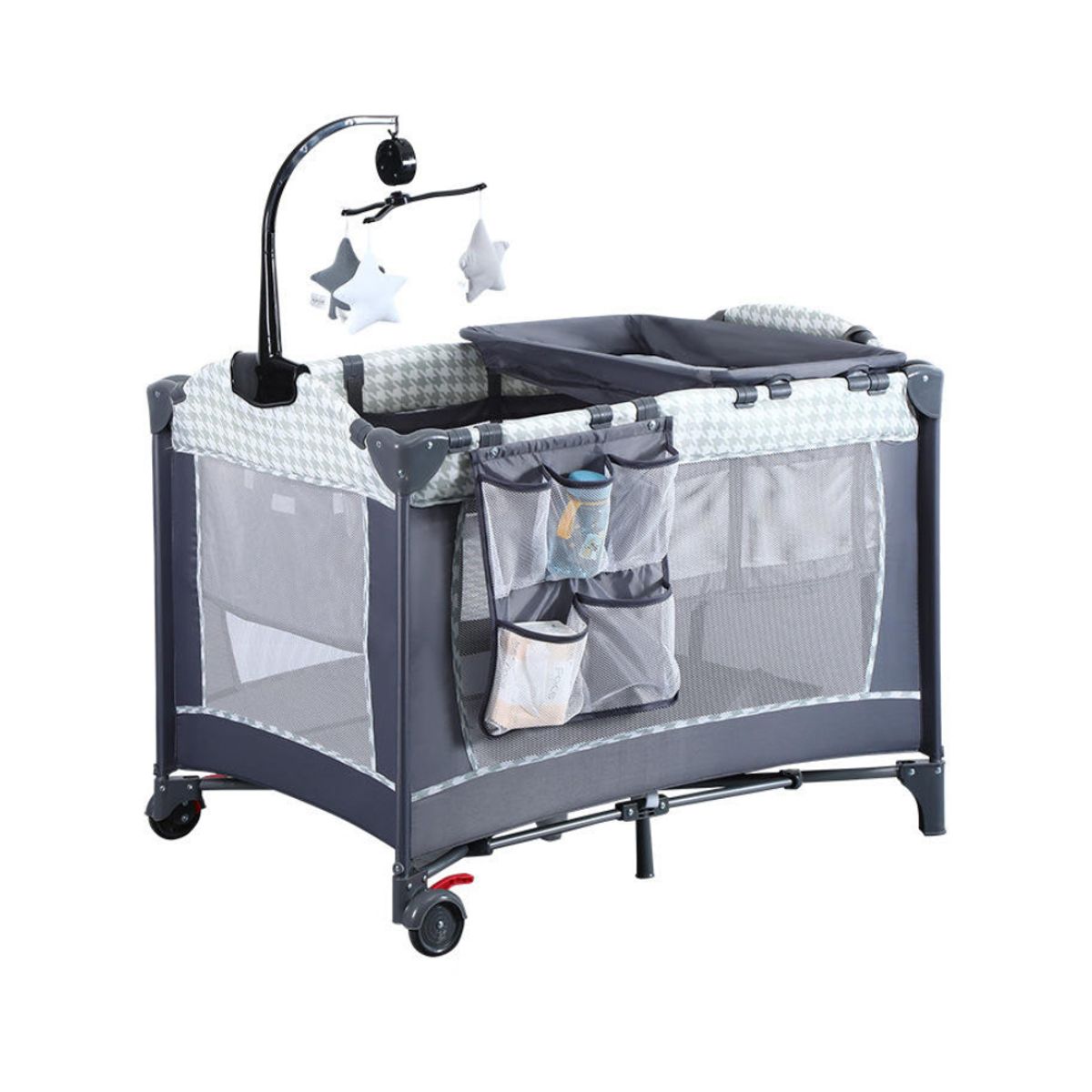 GENERICO - Cuna Corral Plegable 4 En 1 Para Bebe Colecho Con Cambiador