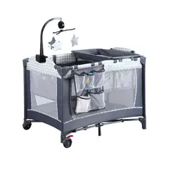 GENERICO - Cuna Corral Plegable 4 En 1 Para Bebe Colecho Con Cambiador