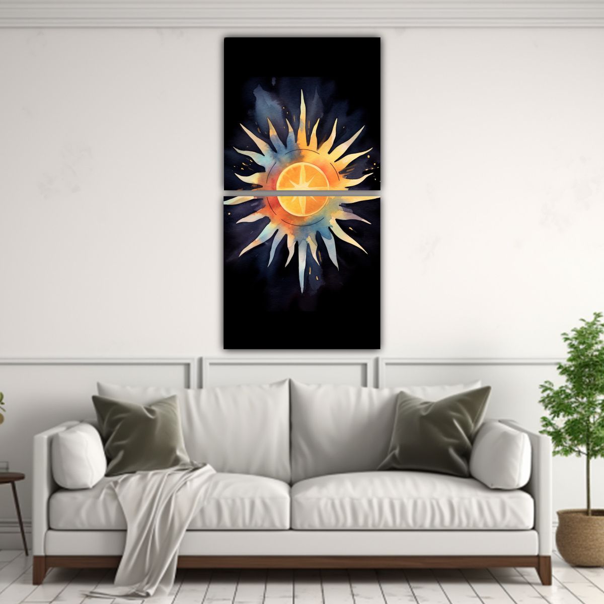 GENERICO - Despertar Del Alma Pintura Acuarela De Sol 80x160 Cm