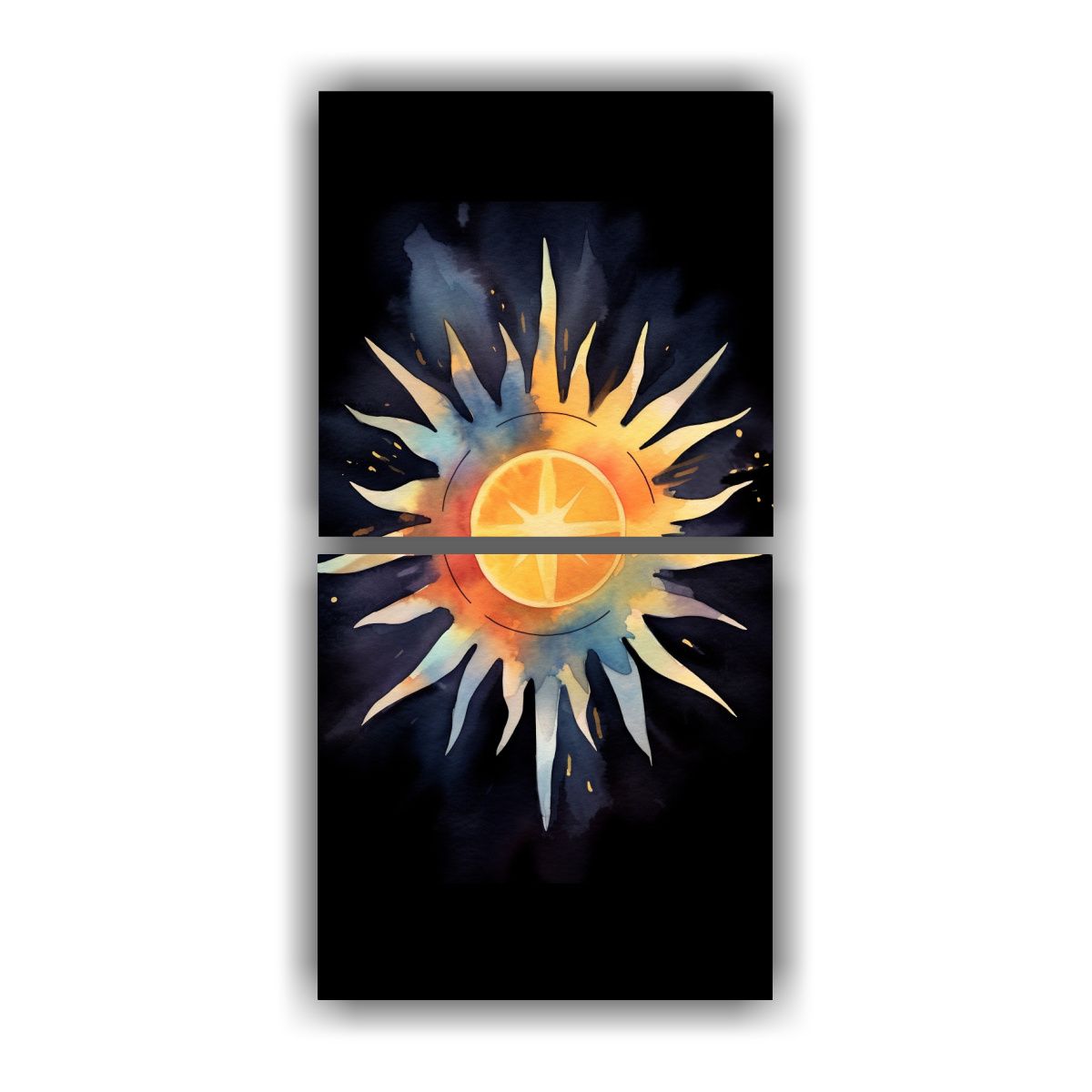 GENERICO - Despertar Del Alma Pintura Acuarela De Sol 70x140 Cm