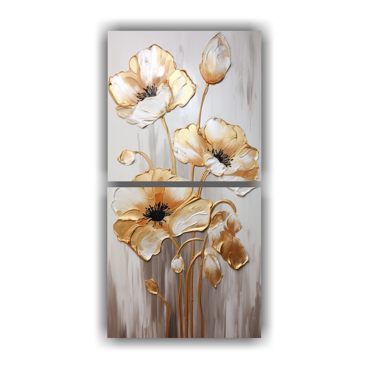 GENERICO - Pintura Acuarela Temática A Papaver Rhoeas 80x160 Cm