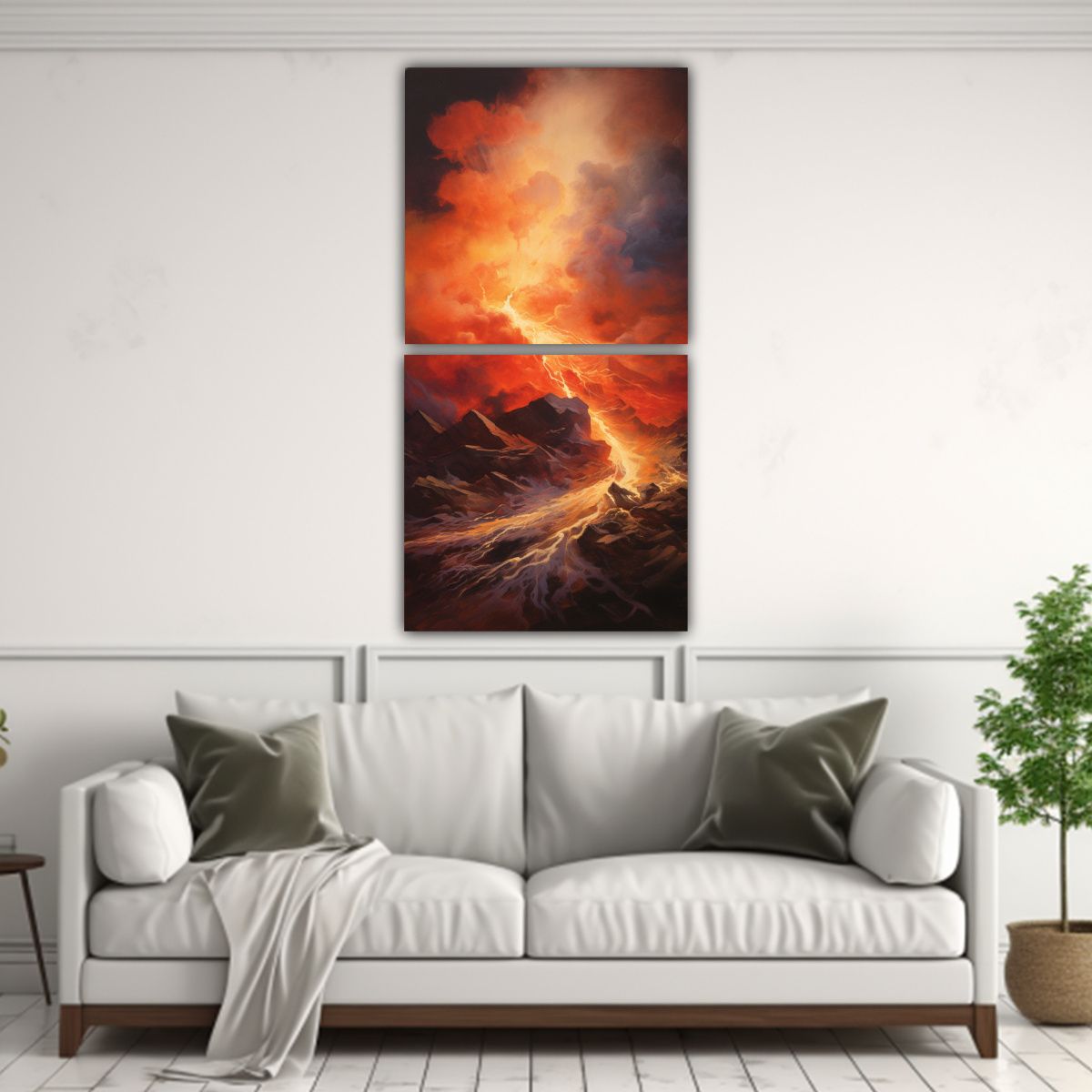 GENERICO - Pinturas Decorativas De Detalle De Abstracción 80x160 Cm