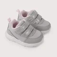 OPALINE - Zapatilla primeros pasos deportiva gris de niña 40536