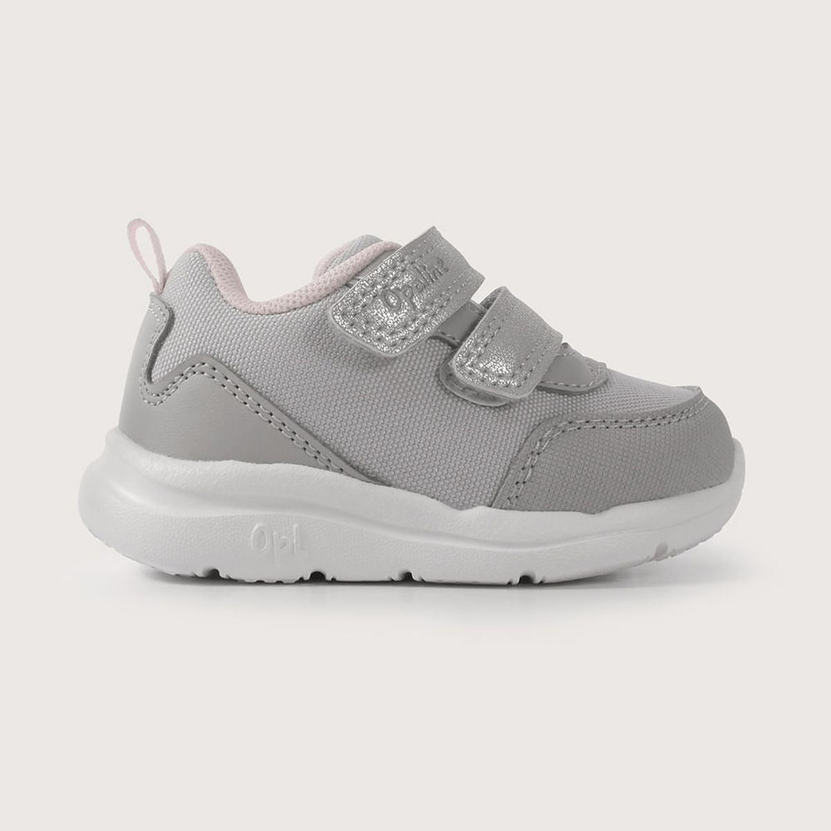 OPALINE - Zapatilla primeros pasos deportiva gris de niña