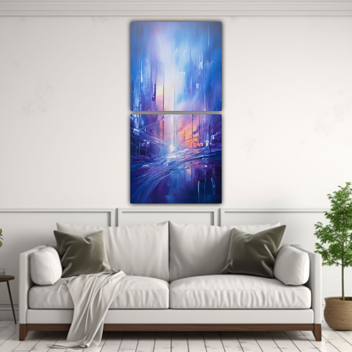 GENERICO - Pinturas Decorativas Abstractas De Inspiración 70x140 Cm