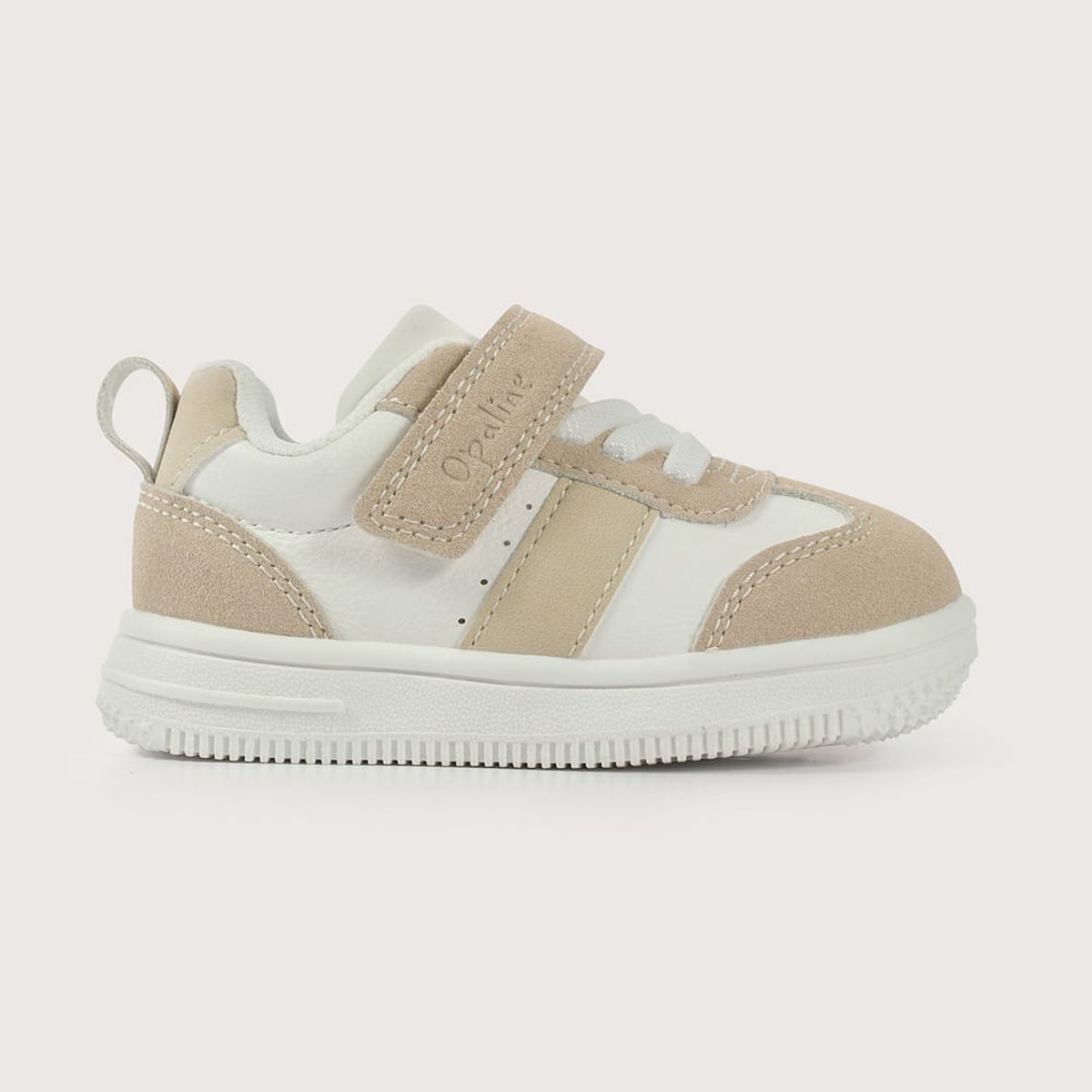 OPALINE - Zapatilla beige de niño 40518