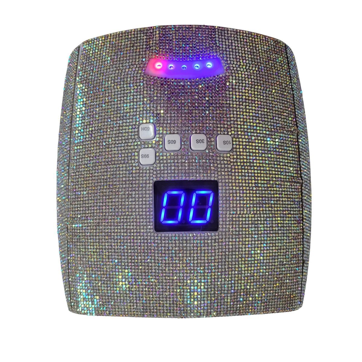 GENERICO - Lampara con brillos inalámbrica recargable de 66 W