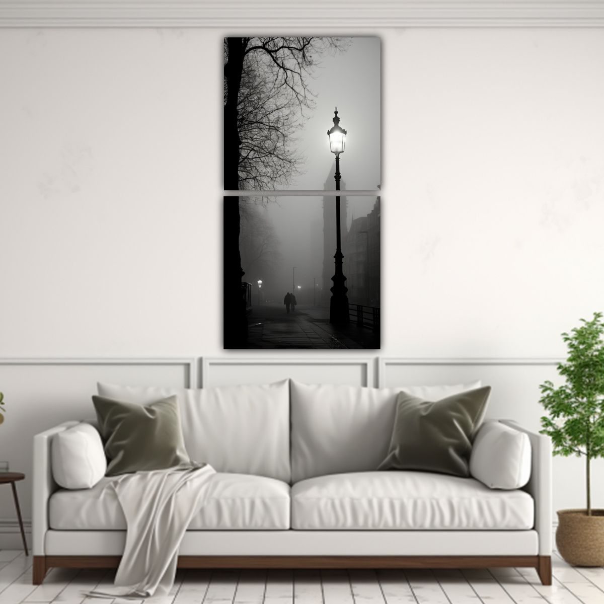 GENERICO - Pinturas Decorativas De Inspiración Floral En La 70x140 Cm