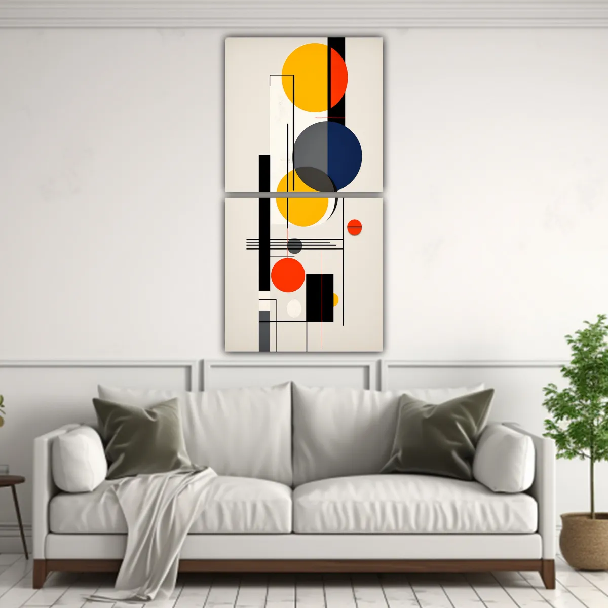 GENERICO - Pinturas Decorativas Abstractas Verticales 80x160 Cm