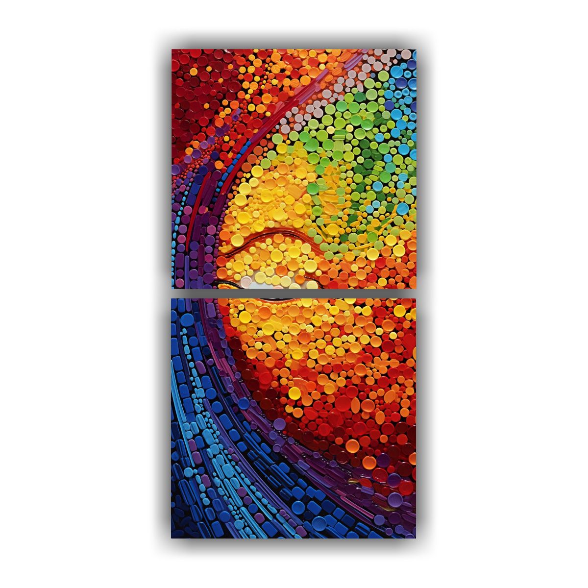 GENERICO - Pinturas Decorativas De Alta Calidad Que Fusionan 70x140 Cm