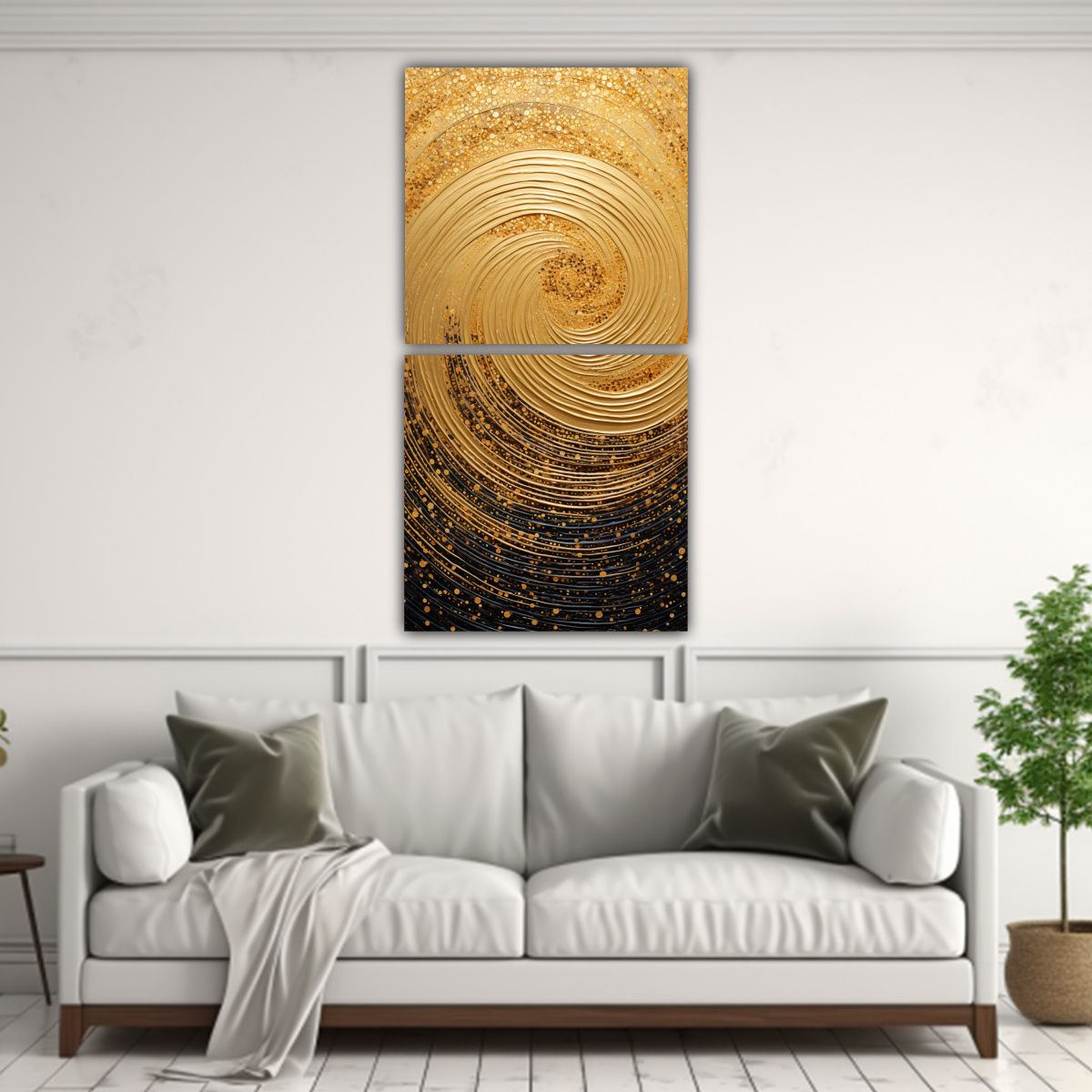 GENERICO - Pinturas Decorativas Estilo Punto Luminoso De 70x140 Cm