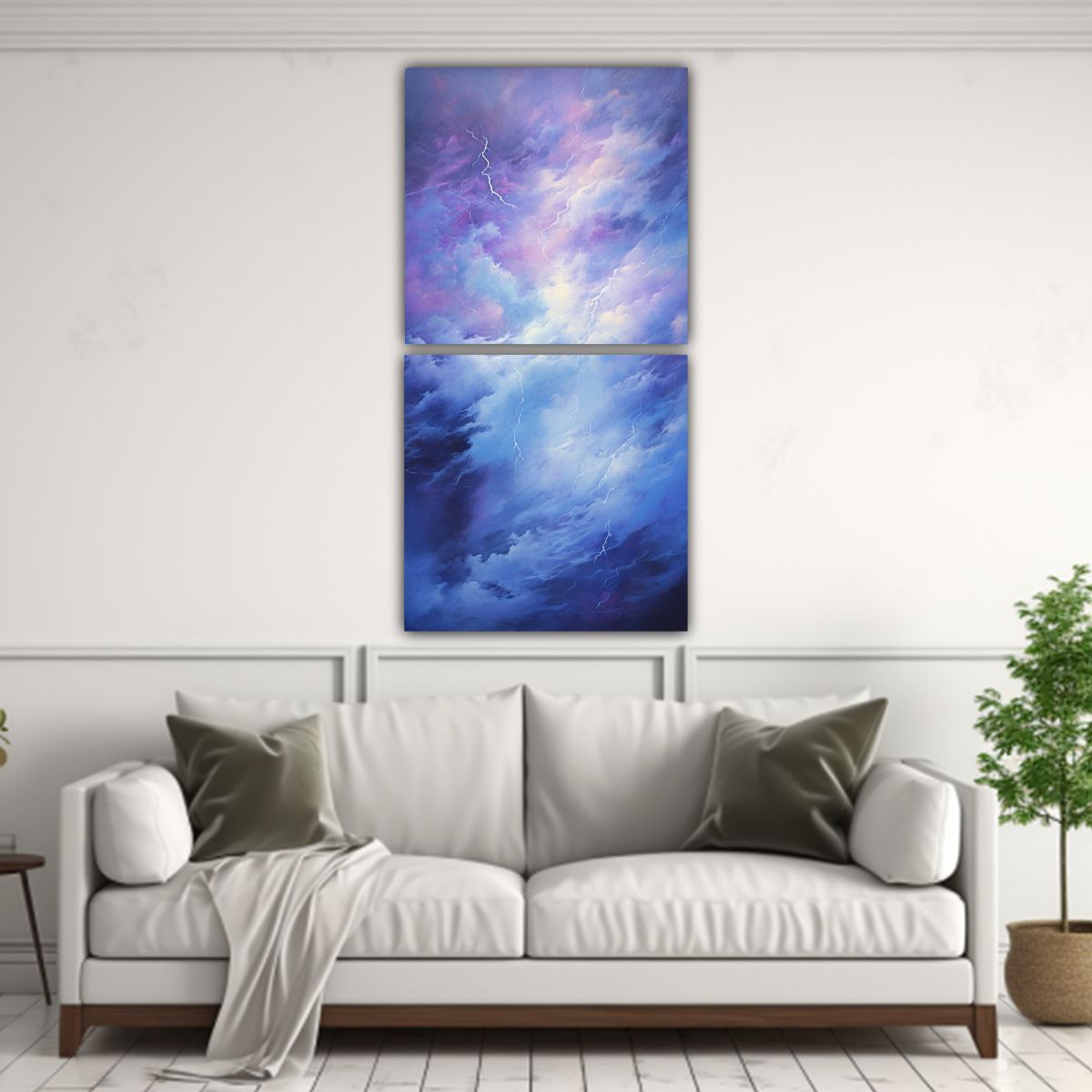 GENERICO - Pintura Decorativa Visión Abstracta De La 80x160 Cm