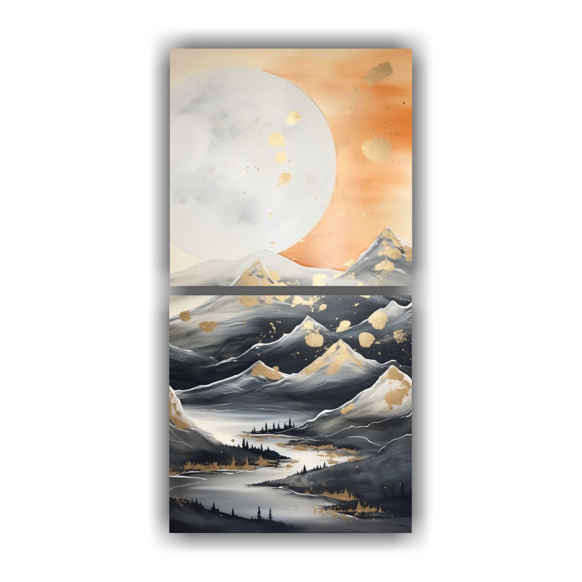 GENERICO - Arte De Pared Paisaje Montaña Elegante Visión 70x140 Cm