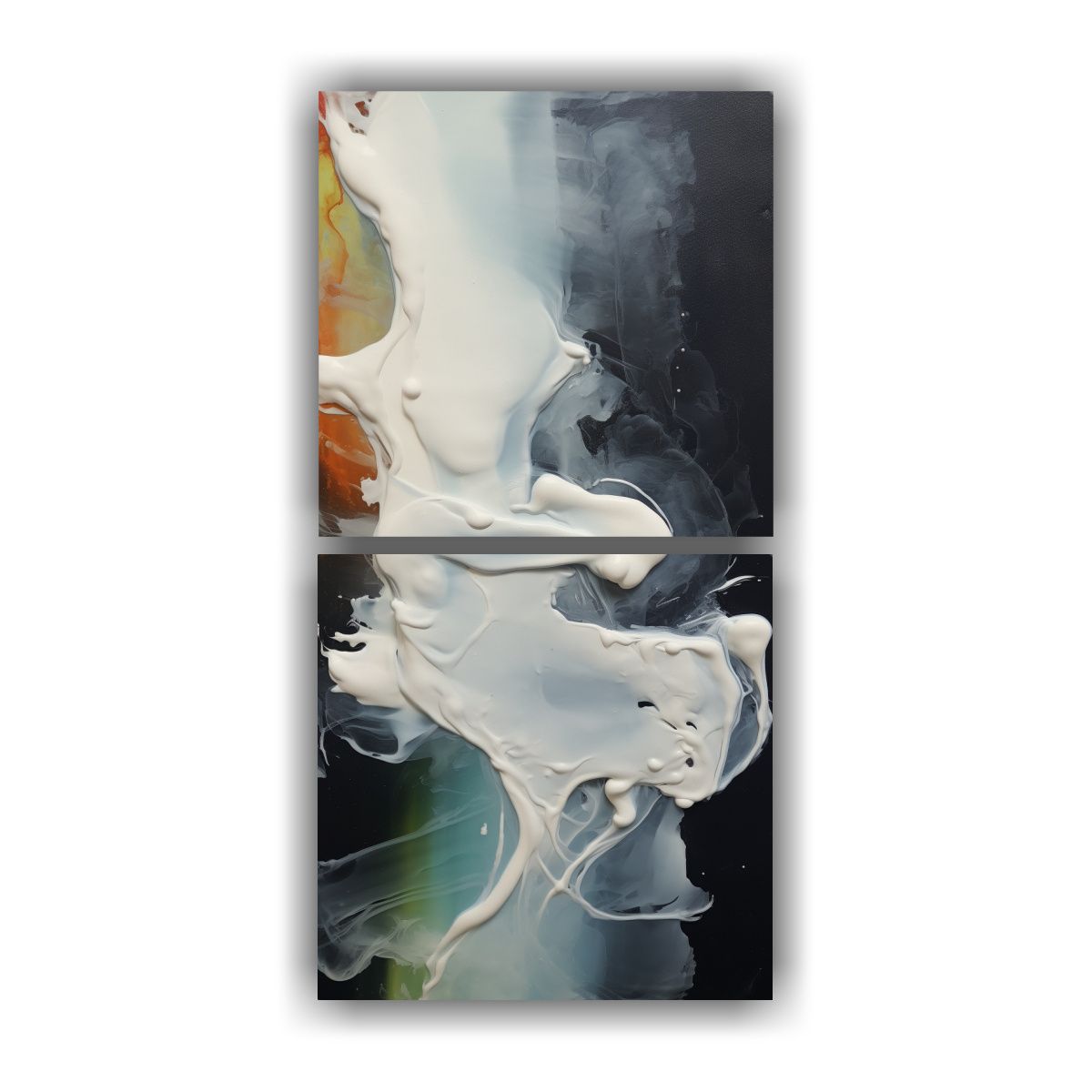 GENERICO - Dos Pinturas Decorativas De Alta Calidad Con 70x140 Cm