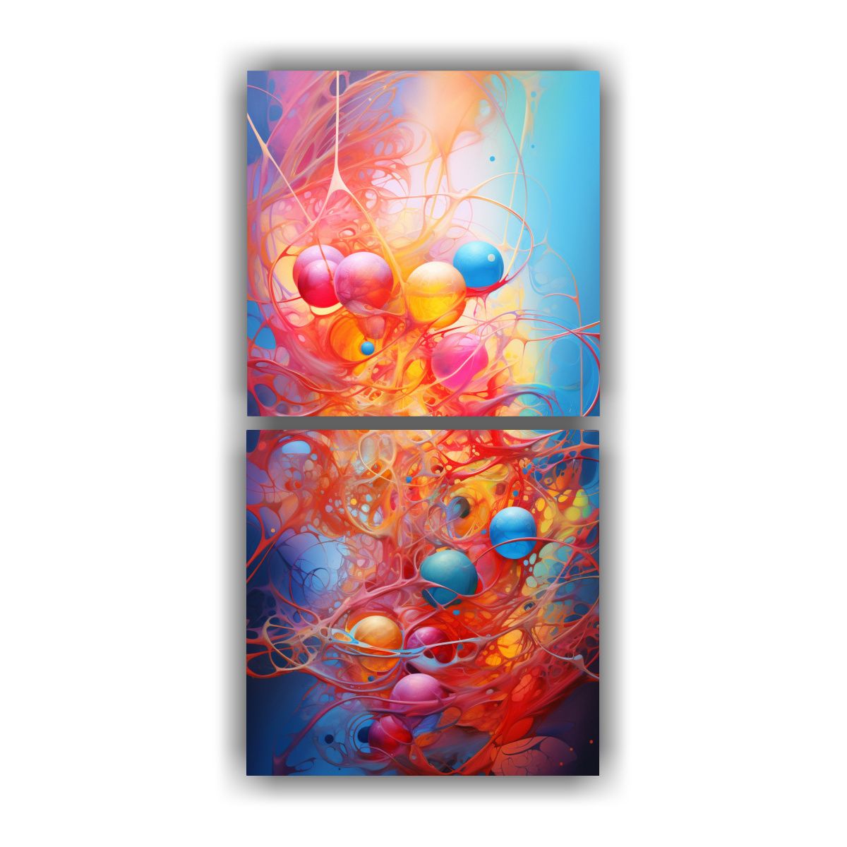 GENERICO - Cuadros Decorativos Intenso Representación 80x160 Cm