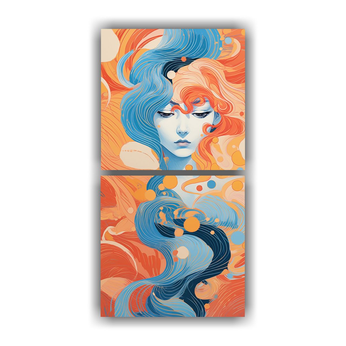 GENERICO - Pinturas Decorativas De Estilo Galería En 80x160 Cm