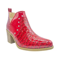 DINASTELLA - Tacon Campero Mujer Rojo