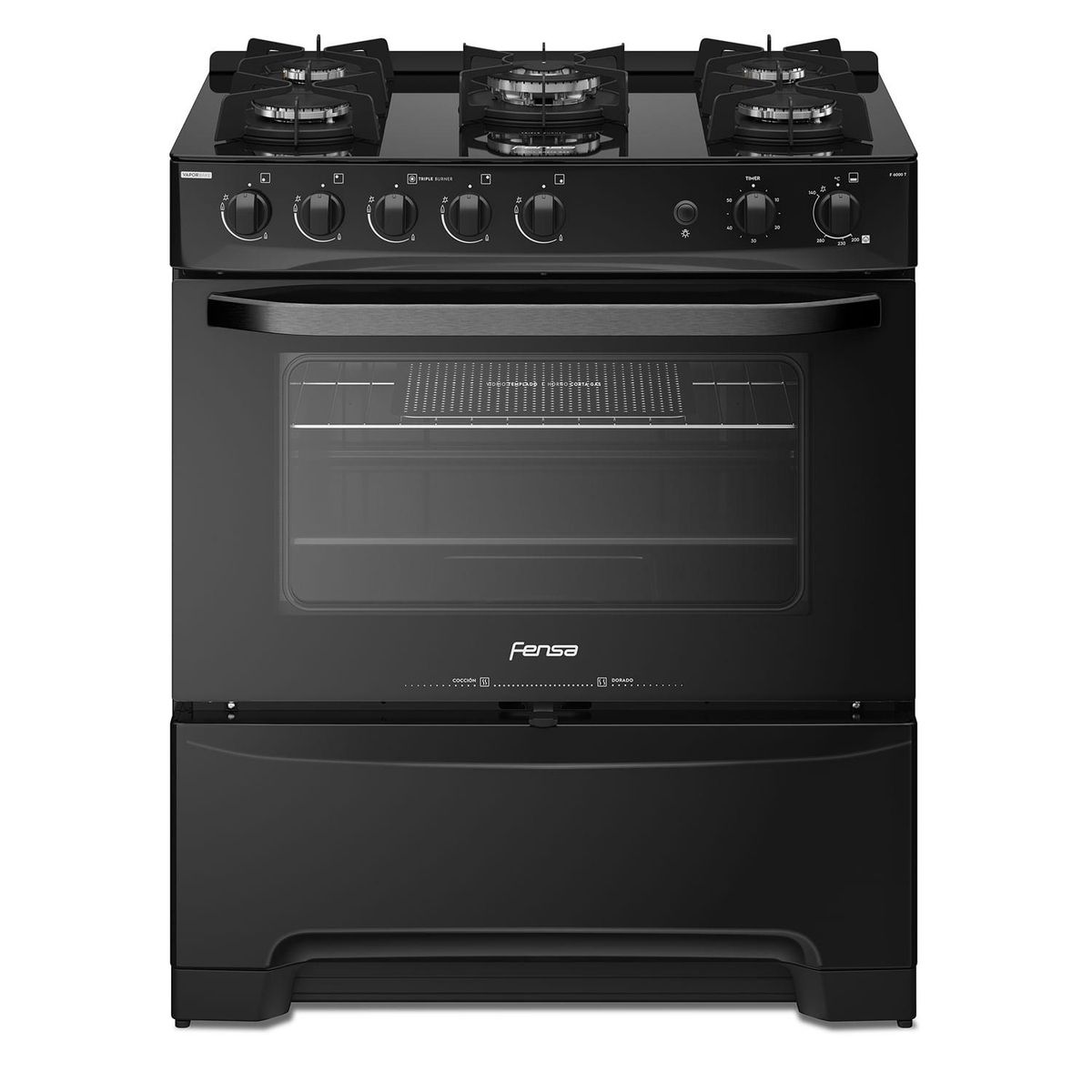 FENSA - Cocina a Gas 5 Platos Fensa Experience F 6000 T