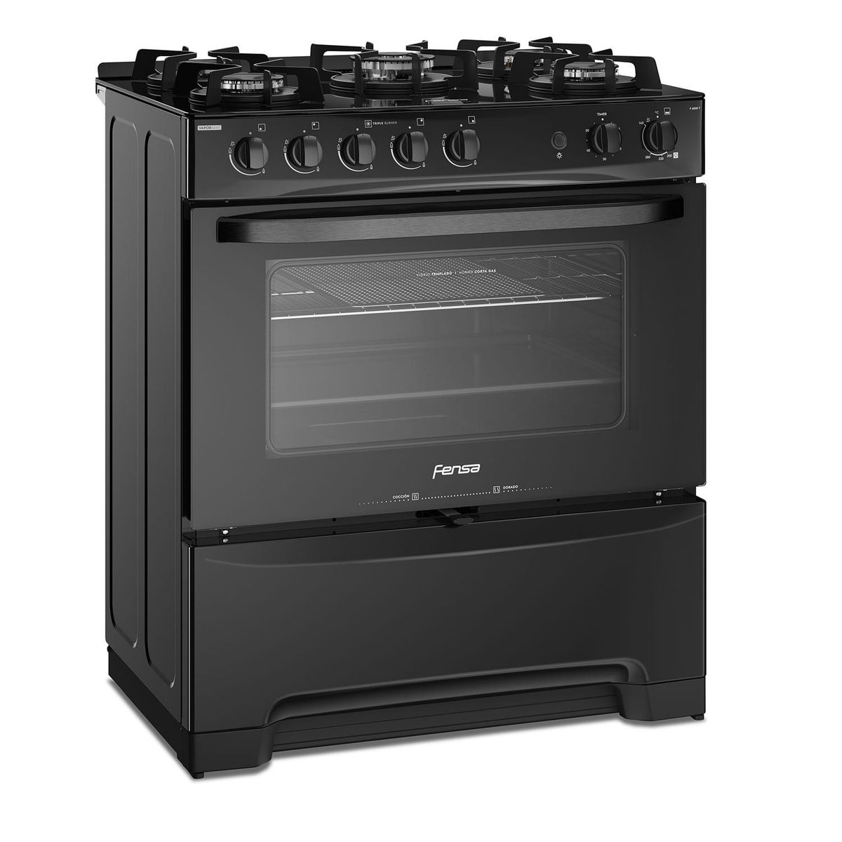 FENSA - Cocina a Gas 5 Platos Fensa Experience F 6000 T