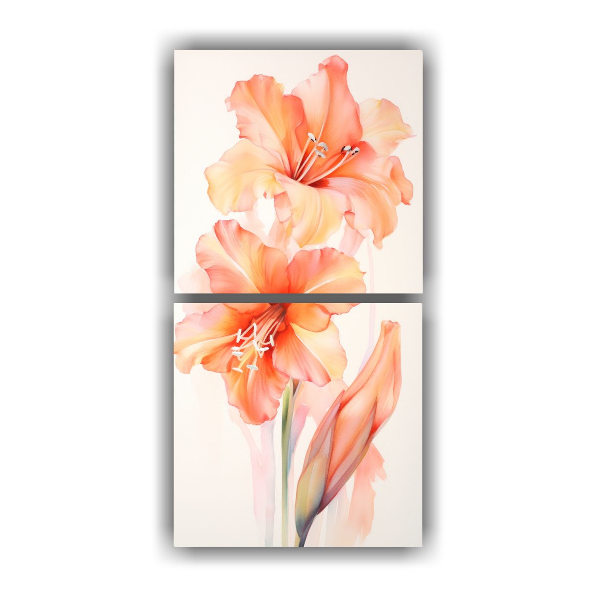 GENERICO - Pinturas Decorativas Juveniles Con Flores 80x160 Cm