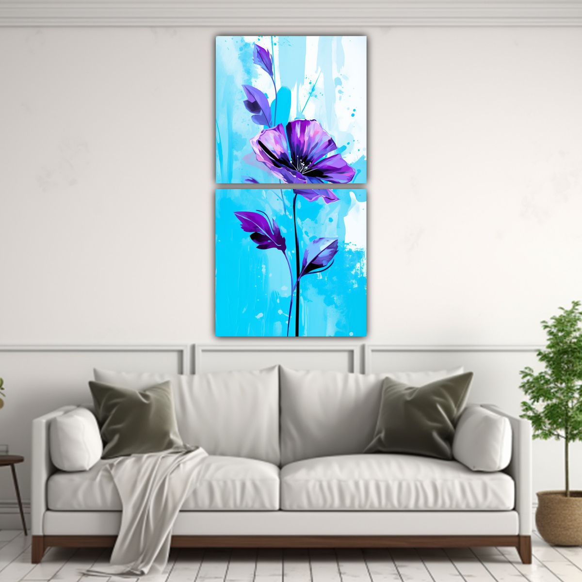 GENERICO - Pinturas Decorativas Inspiradas En El Arte Fino 80x160 Cm