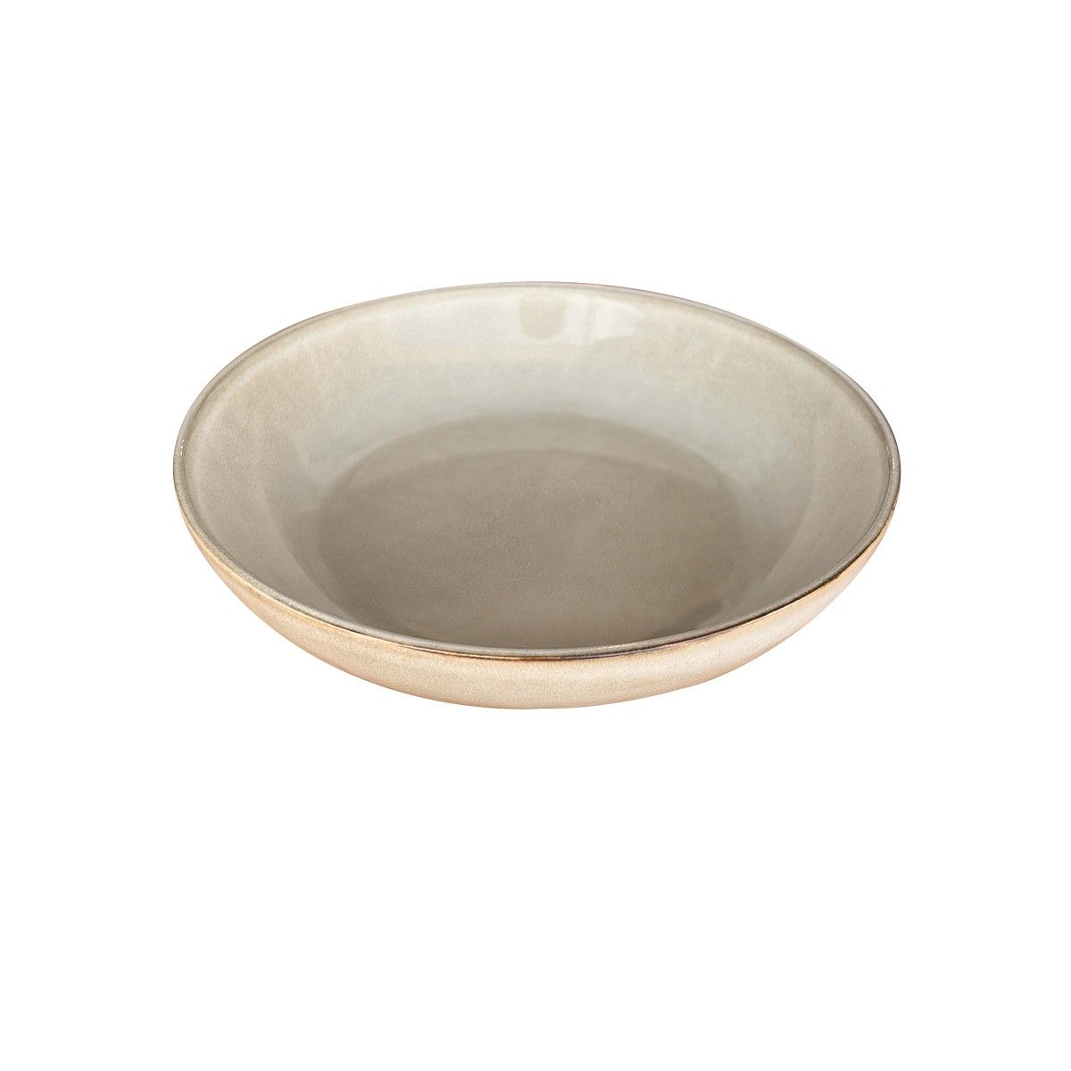 IMAHE - Set 6 Bowl Redondo Ceramica 218X5 Cm Beige Linea Oslo