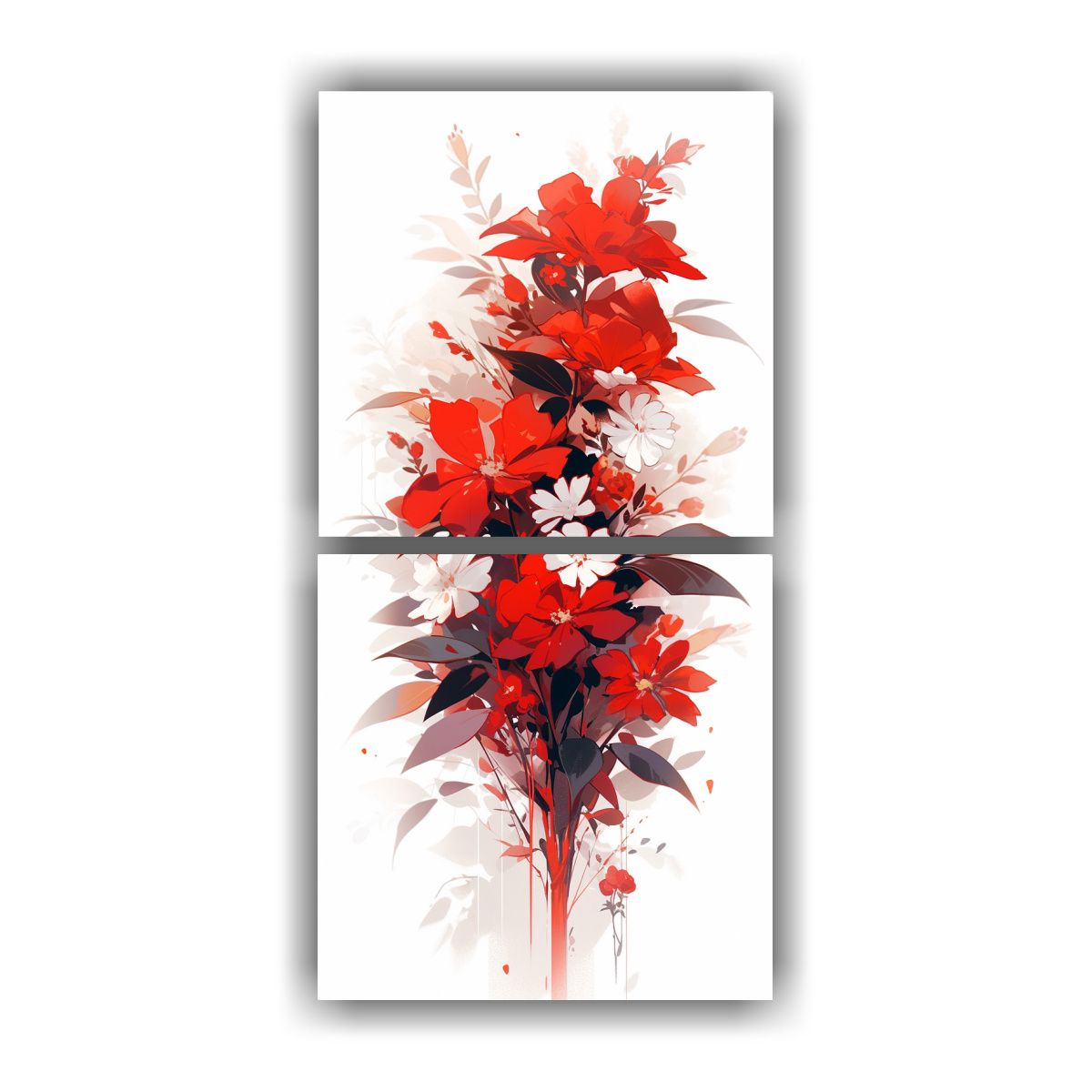 GENERICO - Pinturas Decorativas En El Estilo Neonoir Blanco 70x140 Cm