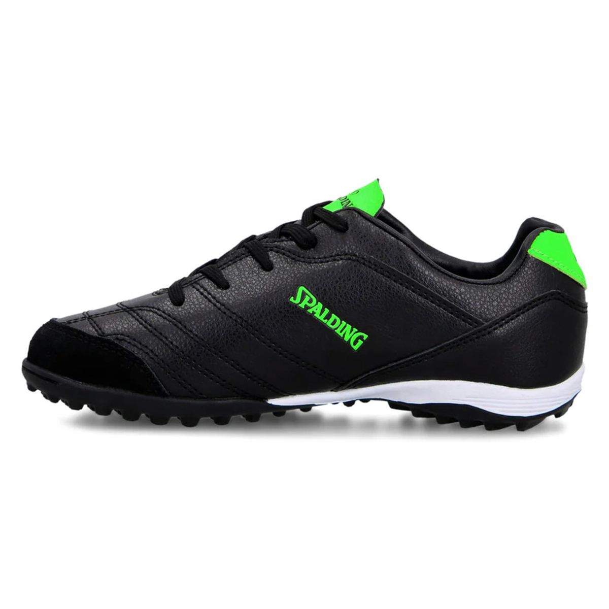 SPALDING - Zapatilla Baby Futbol Tf Junior Goal Verde Neon Negro