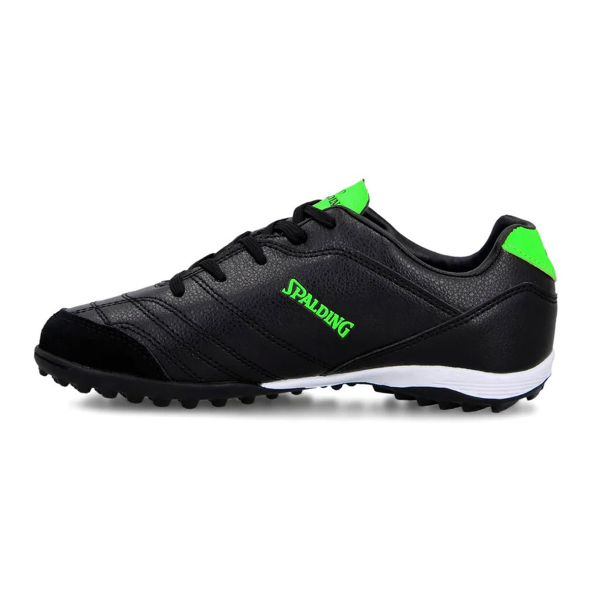 SPALDING - Zapatilla Baby Futbol Tf Infantil Goal Verde Neon-Negro