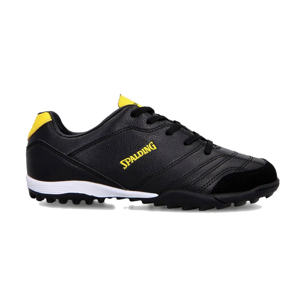 SPALDING - Zapatilla Baby Futbol Tf Infantil Goal Amarillo Neon-Negro