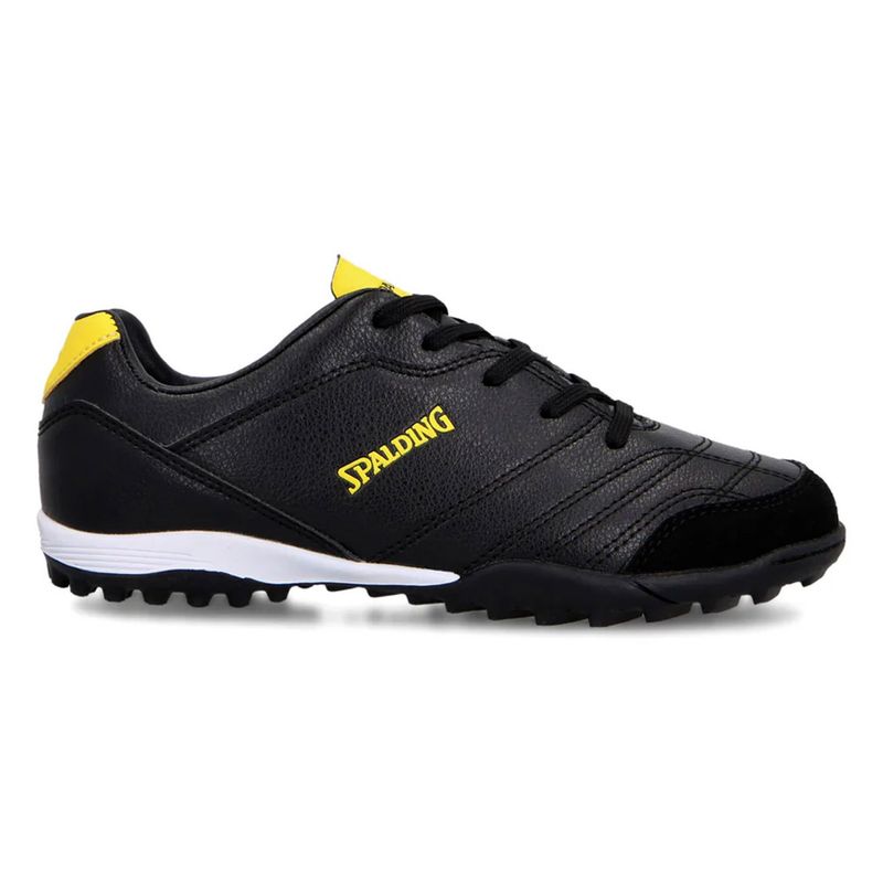 SPALDING - Zapatilla Baby Futbol Tf Junior Goal Amarillo Neon Negro