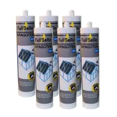 FULLSELLO - Pack x6 Silicona Tapagoteras Aplicacion Bajo Lluvia