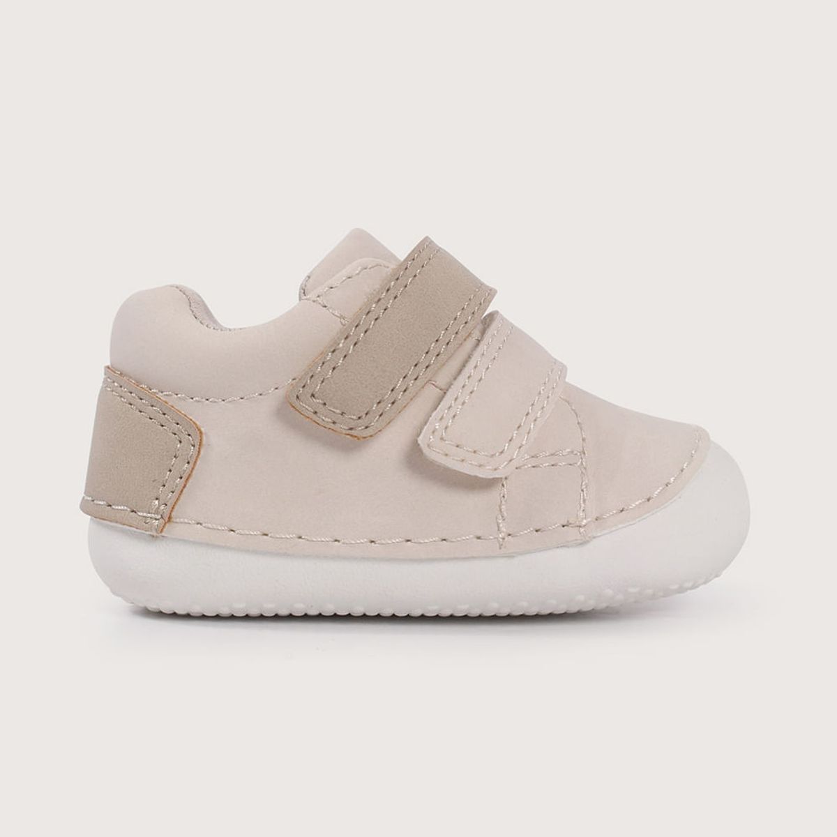 OPALINE - Zapatilla gateador beige de niño 40527