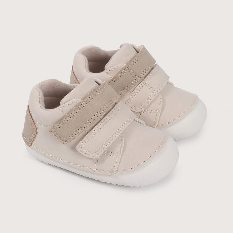 Zapatilla Bebé Niño Gateador Beige