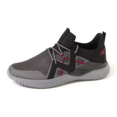 POZATINI - ZAPATILLA DEPORTIVA HOMBRE GRIS NEGRO ROJO 9404