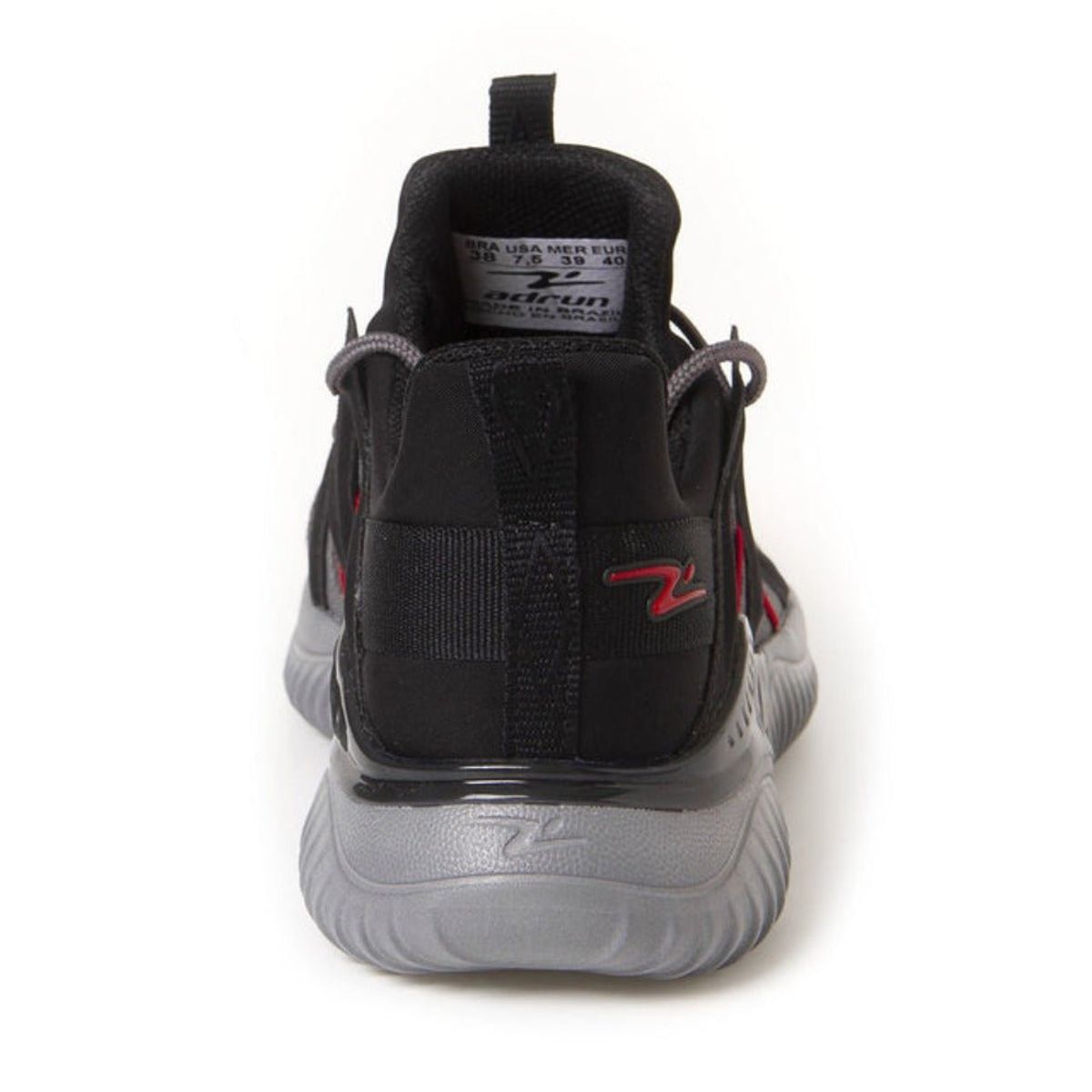 POZATINI - ZAPATILLA DEPORTIVA HOMBRE GRIS NEGRO ROJO 9404