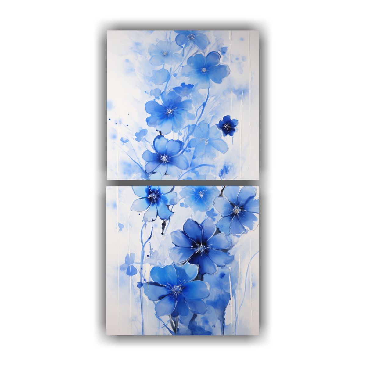 GENERICO - Cuadro Pared Estilo Galería Simetría Abstracta 70x140 Cm