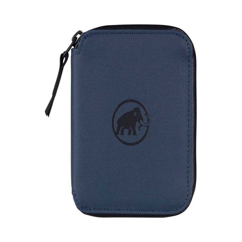 MAMMUT - Billetera Unisex Seon Zip Azul Mammut