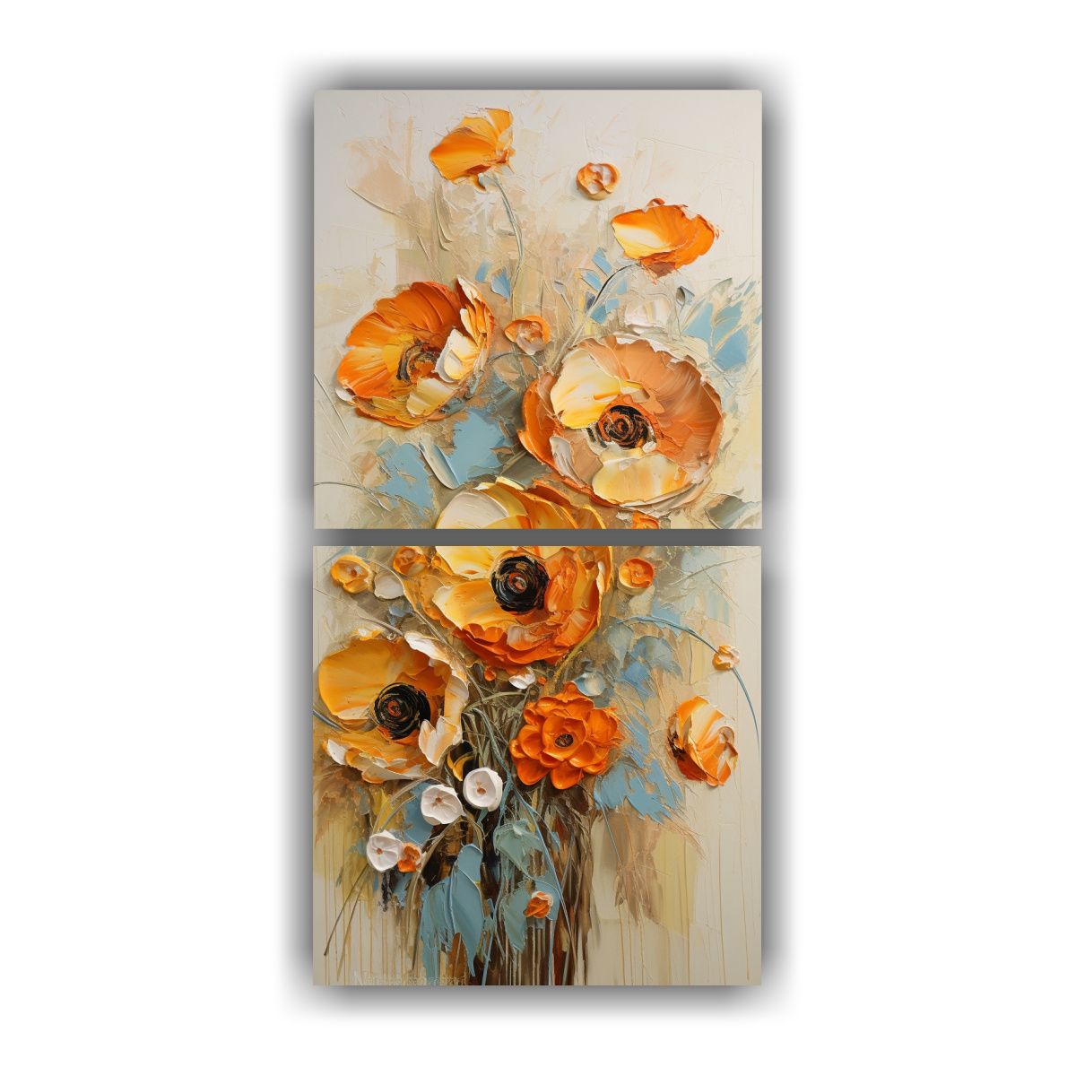 GENERICO - Pintura Creativa De Adorno Con Flores En Colores 70x140 Cm