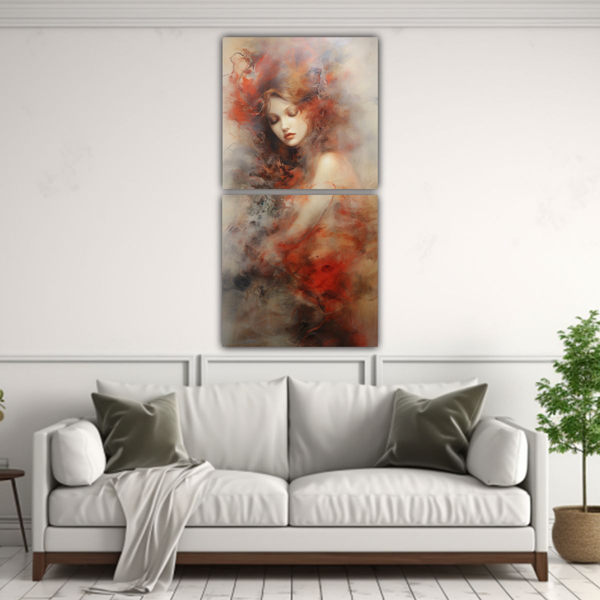 GENERICO - Pinturas Decorativas Con Movimiento Estrellado En 70x140 Cm
