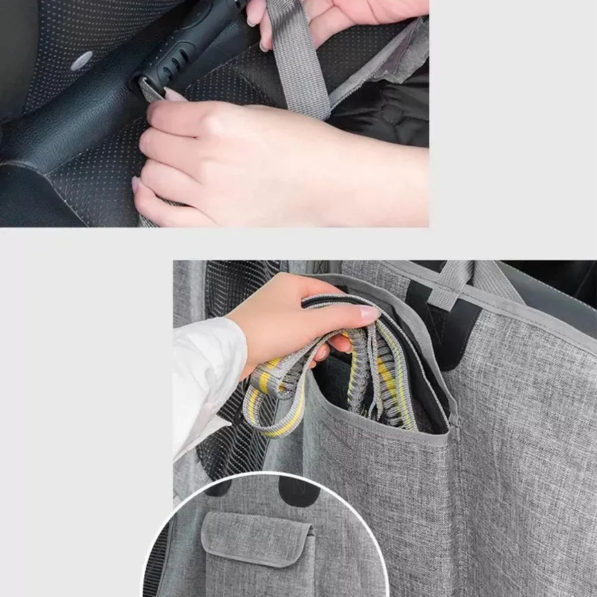 GENERICO - Protector Y Cubierta Asiento Auto Para Mascota Perros