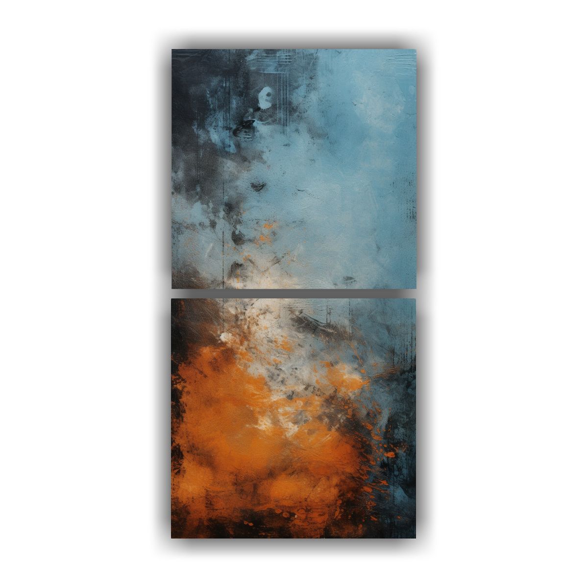 GENERICO - Cuadros Abstracción Majestuosas Textura Grunge 70x140 Cm