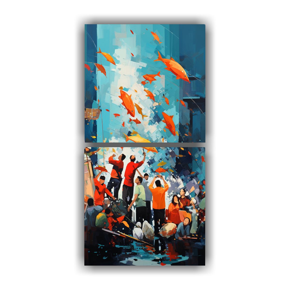 GENERICO - Cuadros Venta Personalidad Interpretación 70x140 Cm