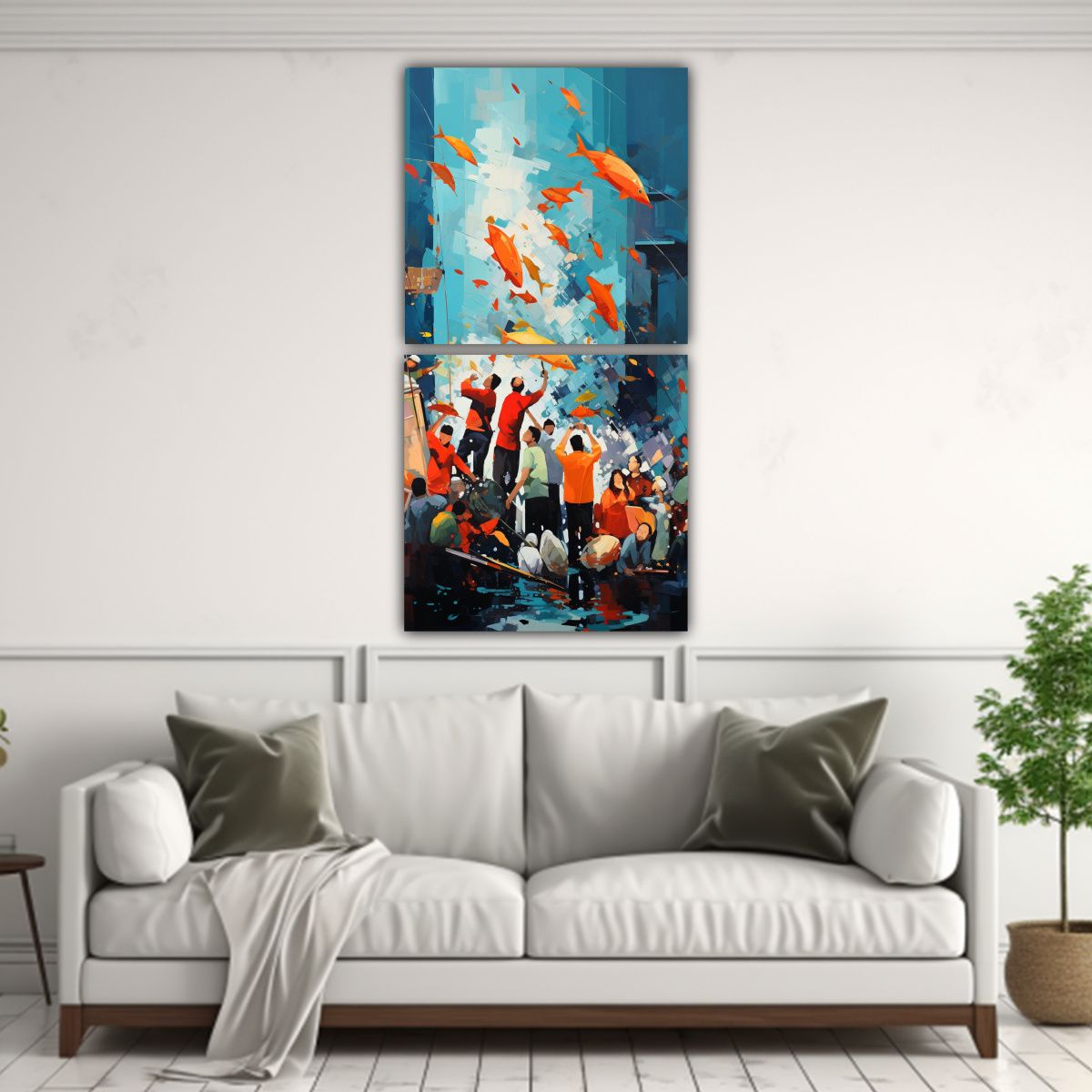 GENERICO - Cuadros Venta Personalidad Interpretación 70x140 Cm