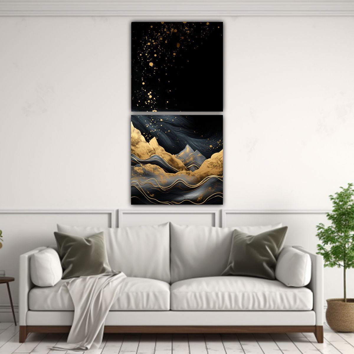 GENERICO - Artes De Pared Vanguardia Luminosidad Paisaje 80x160 Cm