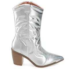 VIZZANO - Bota Taco Plateado