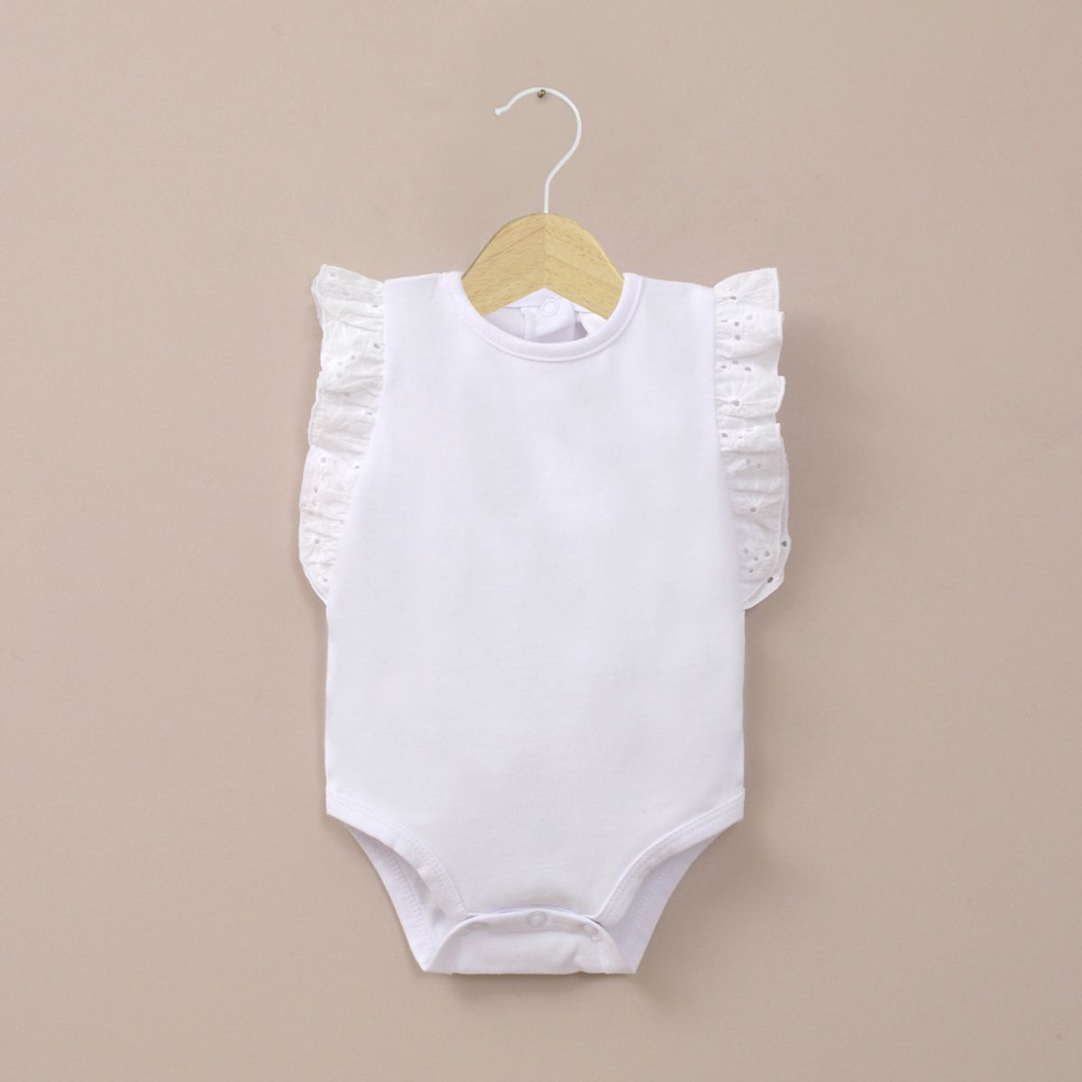 OPALINE - Body vuelos blanco de bebé niña