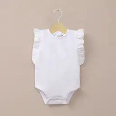 OPALINE - Body vuelos blanco de bebé niña